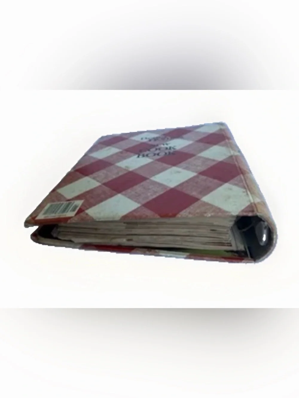 Vintage 1980s Better Homes and Gardens New Cook Book 5 Ring Binder Red Plaid
